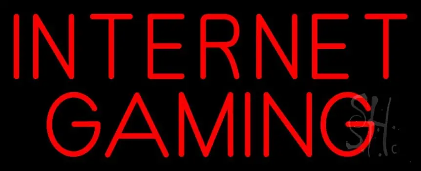Internet Gaming Neon Sign