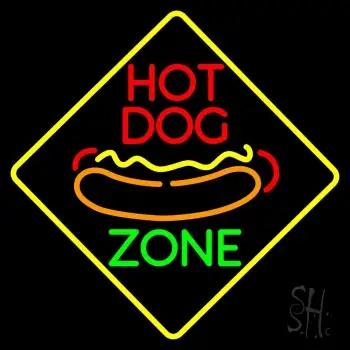 Hot Dog Zone Neon Sign