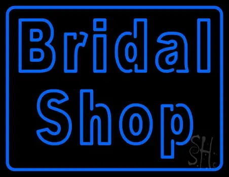 Double Stroke Bridal Shop Neon Sign