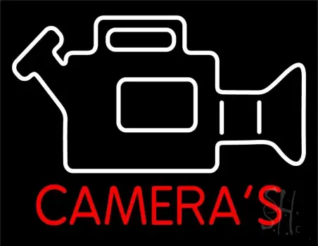 Video Camera 3 Neon Sign