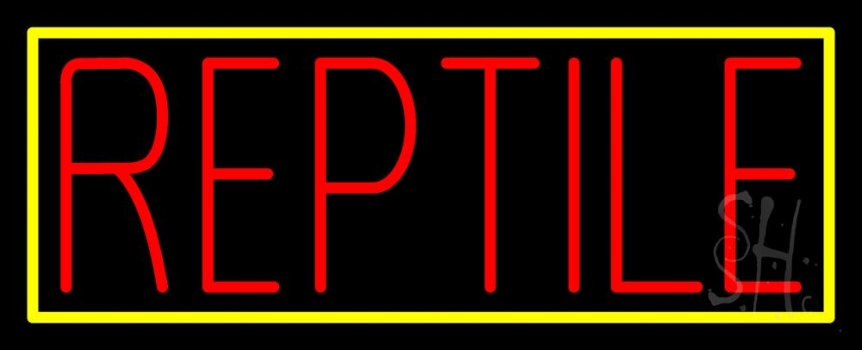 Reptile Block 1 Neon Sign