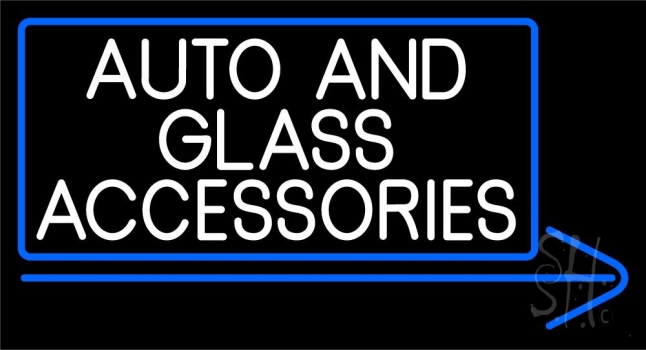 Auto And Glass Accessories Neon Sign