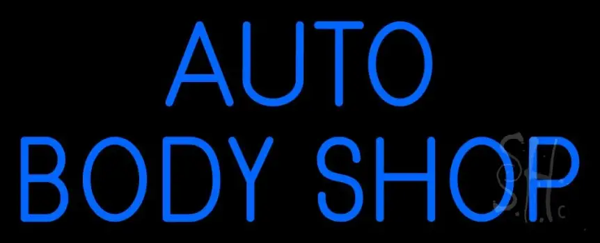 Auto Body Shop 1 Neon Sign