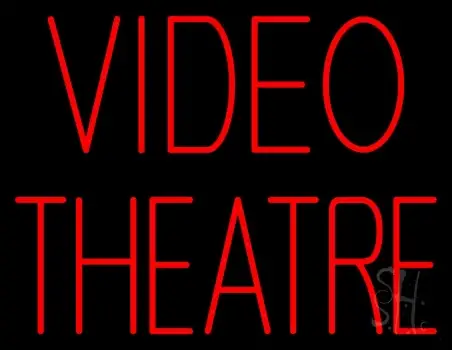 Video Theatre Neon Sign