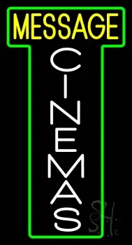 Custom Vertical Cinemas Neon Sign