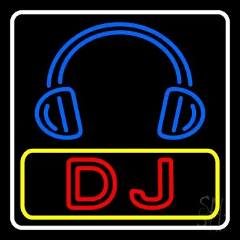 Dj With Logo Neon Sign