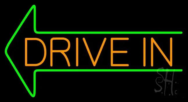 Drive In Neon Sign