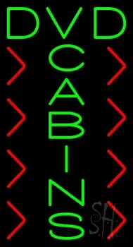 Green Dvd Cabins Neon Sign