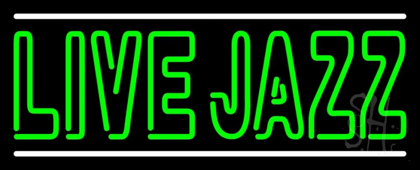 Green Live Jazz 2 Neon Sign