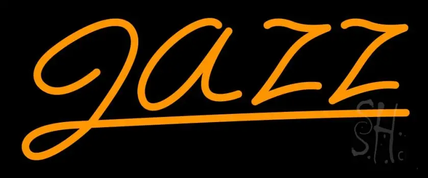 Orange Jazz 1 Neon Sign