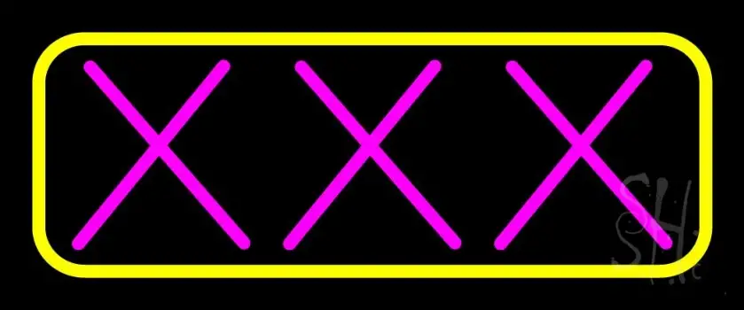 Pink Xxx Neon Sign
