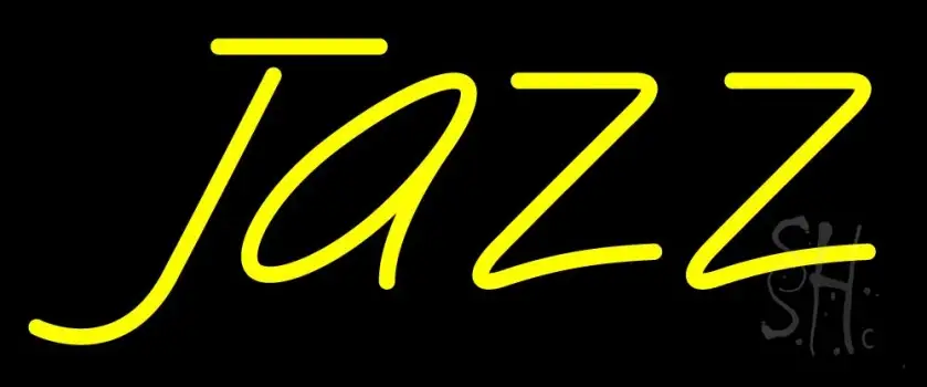 Yellow Jazz Neon Sign