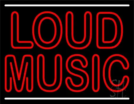 Loud Music 1 Neon Sign