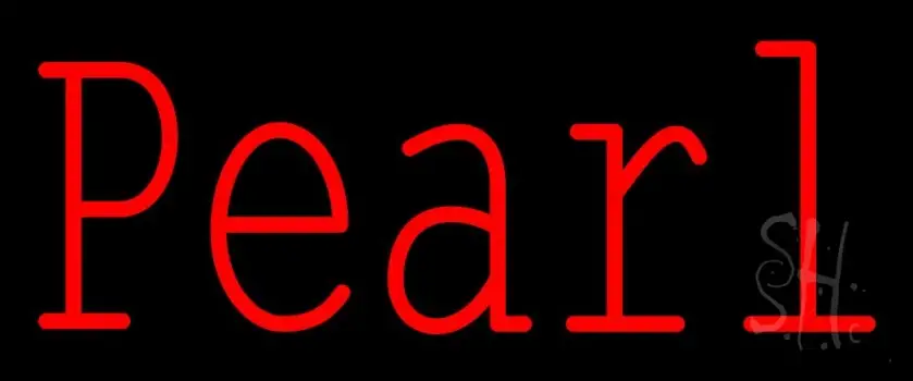 Pearl Red Neon Sign