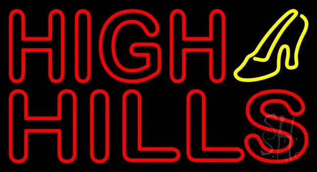 Red High Heels Neon Sign