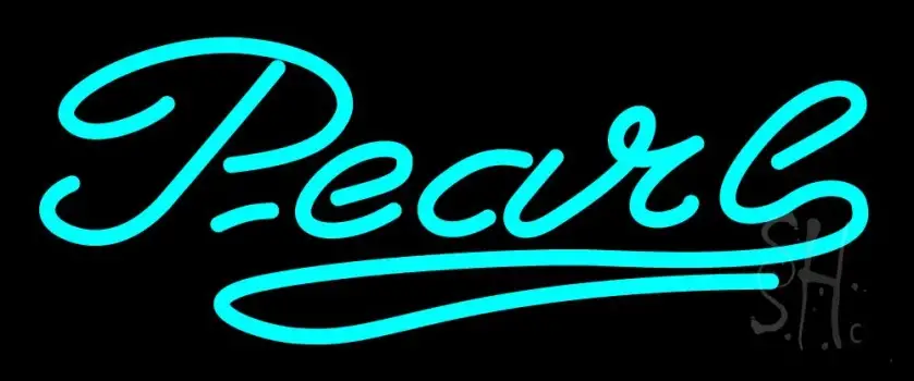 Turquoise Pearl Neon Sign