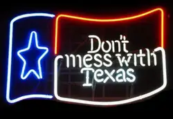 Dont Mess With Texas Logo Neon Sign