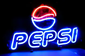 Pepsi Soda Logo Neon Sign
