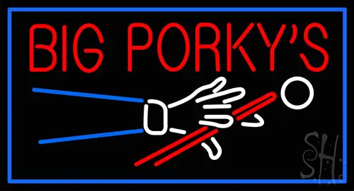 Big Porkys Neon Sign