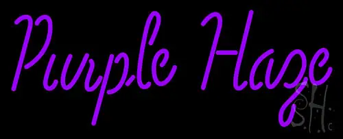 Purple Hage Neon Sign