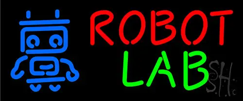 Robot Lab Neon Sign