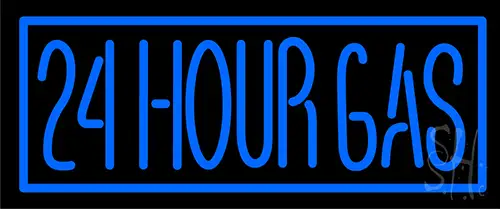 24 Hour Gas Neon Sign