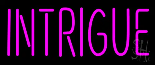 Intrigue Neon Sign