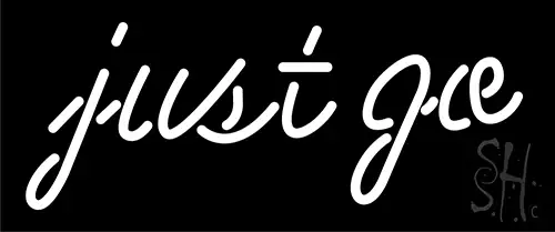 Just Go Neon Sign