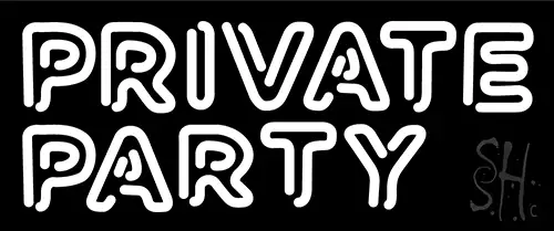 Private Party Neon Sign