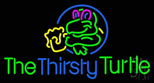 The Thirsty Turtle Neon Sign