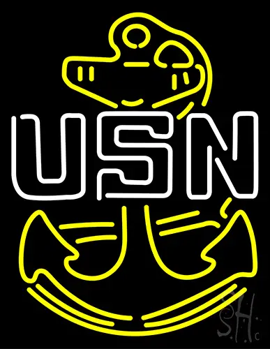 Usn Logo Neon Sign