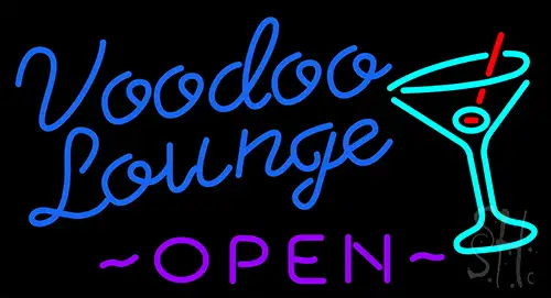 Voodoo Lounge Open Neon Sign
