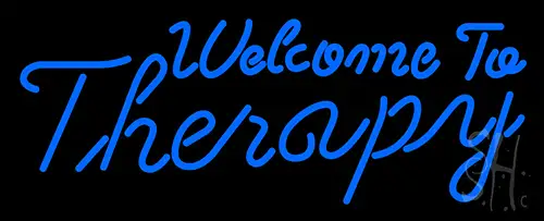 Welcome To Therapy Neon Sign