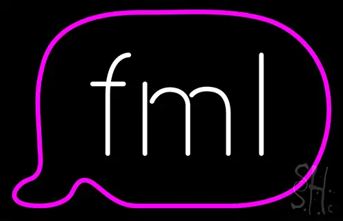 Fml Neon Sign