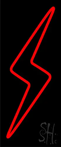Red Flash Neon Sign