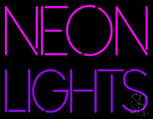 Neon Lights Neon Sign