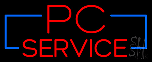 Pc Service Neon Sign