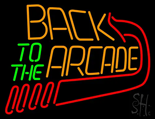 Back To The Arcade Neon Sign