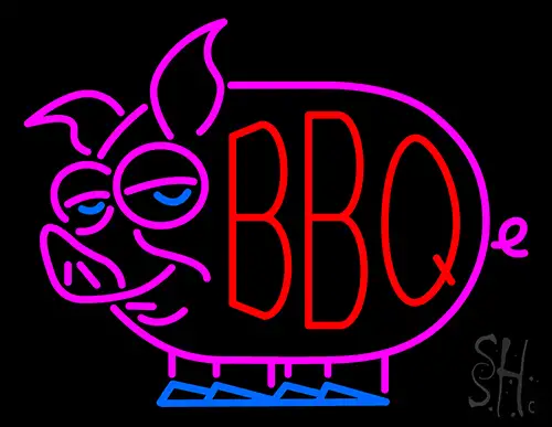Bbq Pig Neon Sign