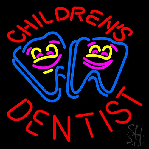 Childrens Dentist Neon Sign
