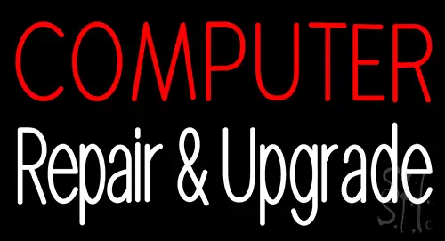 Computer Repair And Upgrade Neon Sign