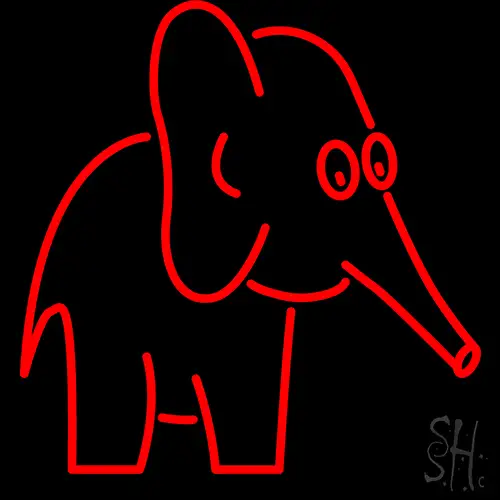 Elephant Neon Sign