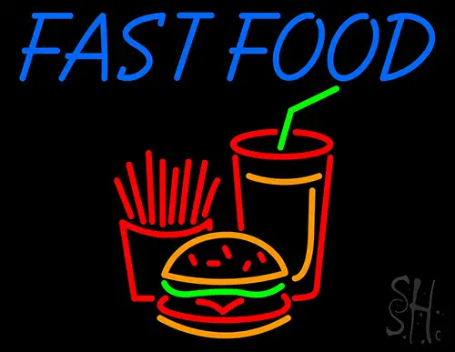 Fast Food Neon Sign