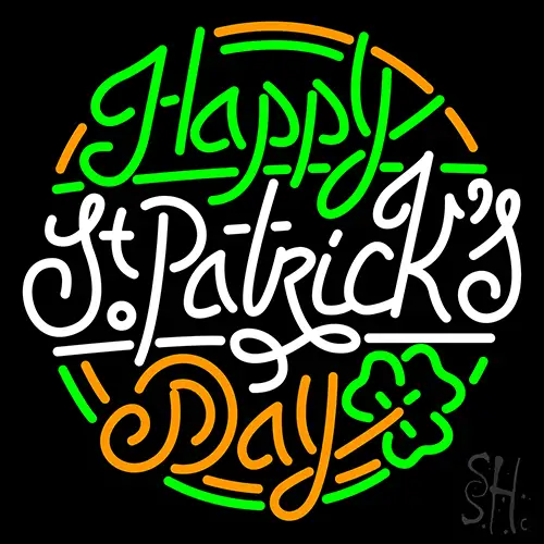 Happy St Patrick Day Neon Sign