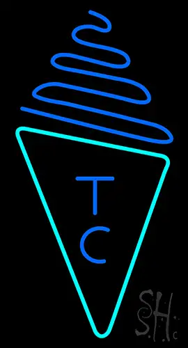 Tc Ice Cream Neon Sign
