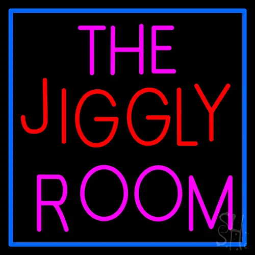 The Jiggly Room Neon Sign