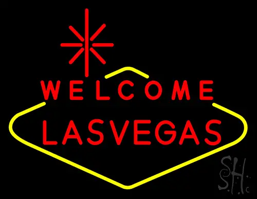 Welcome Lasvegas Neon Sign
