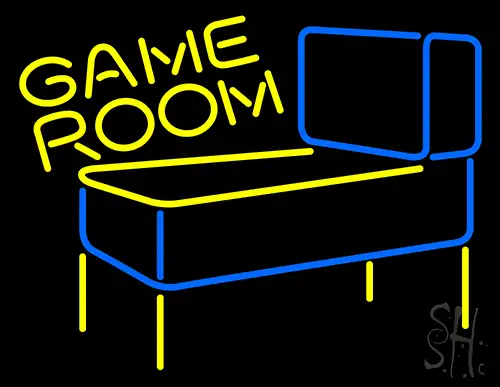 Pinball Game Room Neon Sign