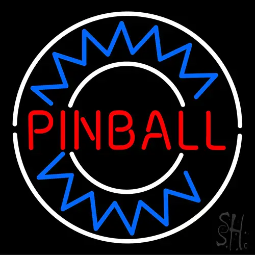 Pinball Here Neon Sign
