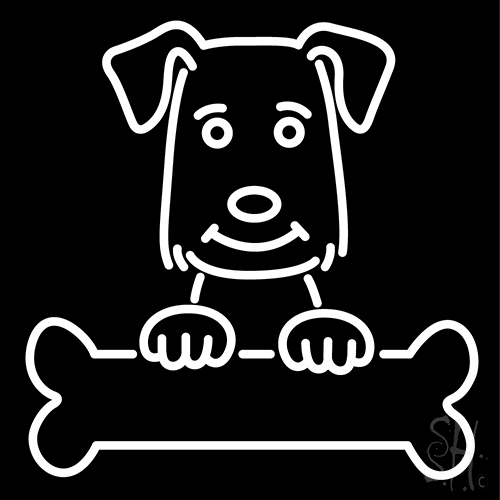Labrador Retriever Poster Neon Sign